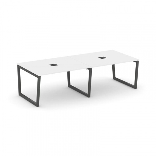 Style Project Стол переговорный SN-5T2.SPRG-044 Акация Лорка/Металл Антрацит/Заглушка Металл Антраци фото 26