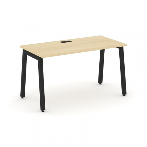 Style Project Стол письменный SN-5A.SP-013 Дуб Наварра/Металл Белый 1380*700*750 фото 4