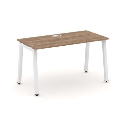 Style Project Стол письменный SN-5A.SP-013 Дуб Наварра/Металл Белый 1380*700*750 фото 21