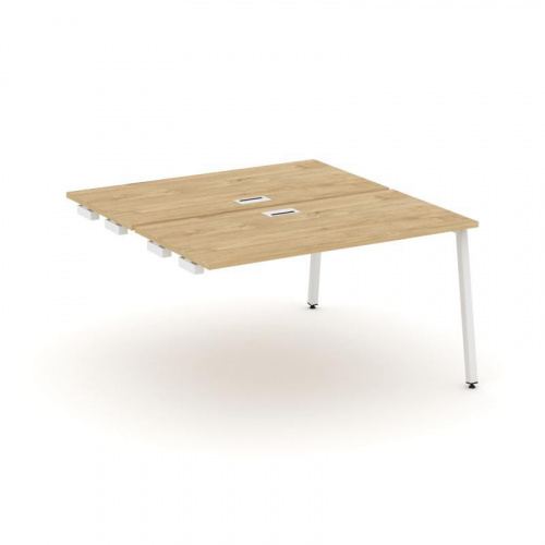 Style Project Стол-приставка к опор. элем. SN-4A.DPRS-014 Тиквуд Светлый/Металл Белый 1580*1432*750 фото 28