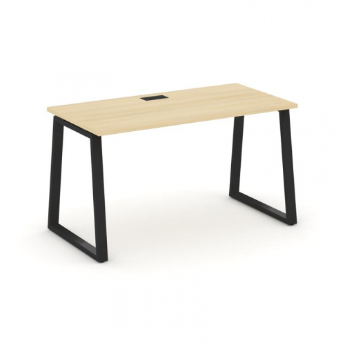 Style Project Стол письменный SN-6T1.SP-004 Акация Лорка/Металл Антрацит/Заглушка Пластик Черный 158 фото 4