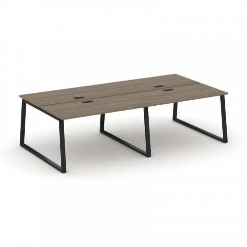 Style Project Рабочая станция 2-х сторон. SN-6T1.DRS-032 Акация Лорка/Металл Антрацит/Заглушка Пласт фото 8