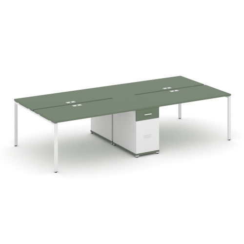 Бенч-система на 4 места с 1 опорной тумбой Concept CN.DRS-422 фото 5