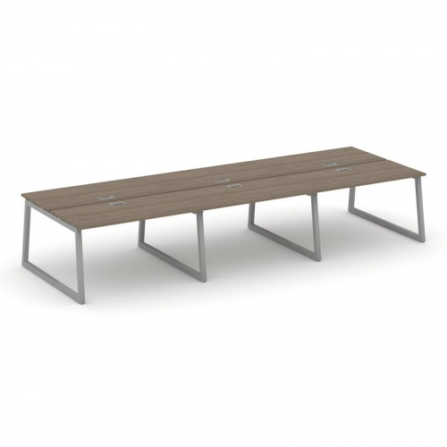 Style Project Рабочая станция 2-х сторон. SN-5T1.DRS-061 Акация Лорка/Металл Антрацит/Заглушка Пласт фото 13