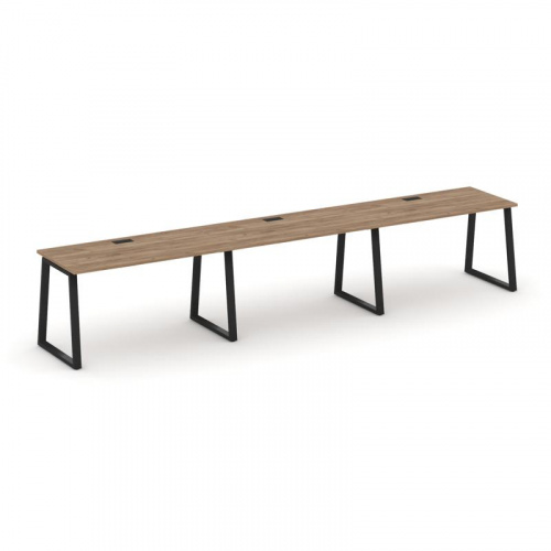 Style Project Рабочая станция 1 сторон. SN-6T1.ORS-034 Акация Лорка/Металл Антрацит/Заглушка Пластик фото 4