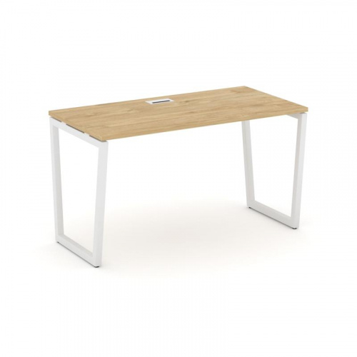 Style Project Стол письменный SN-4T2.SP-013 Акация Лорка/Металл Антрацит/Заглушка Пластик Черный 138 фото 3