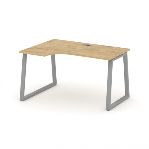 Style Project Стол рабочий эргоном. SN-6T1.SPA-021(L) Акация Лорка/Металл Антрацит/Заглушка Пластик фото 2