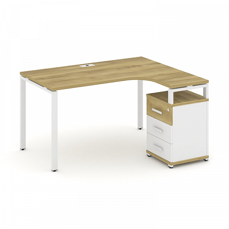 Стол эргономичный с опорной тумбой Concept CN.SA-305(R)