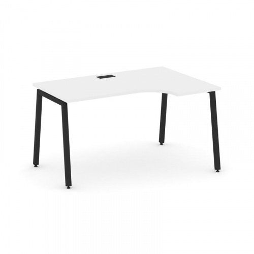 Style Project Стол рабочий эргоном. SN-4A.SPA-001(R) Белый/Металл Белый 1380*600/980*750 фото 10