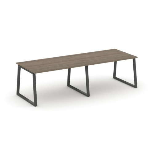 Style Project Стол переговорный SN-6T1.SPRG-012.3 Акация Лорка/Металл Антрацит 2360*980*750 фото 25