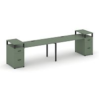 Бенч-система на 2 места с 2 опорными тумбами Concept CN.ORS-432