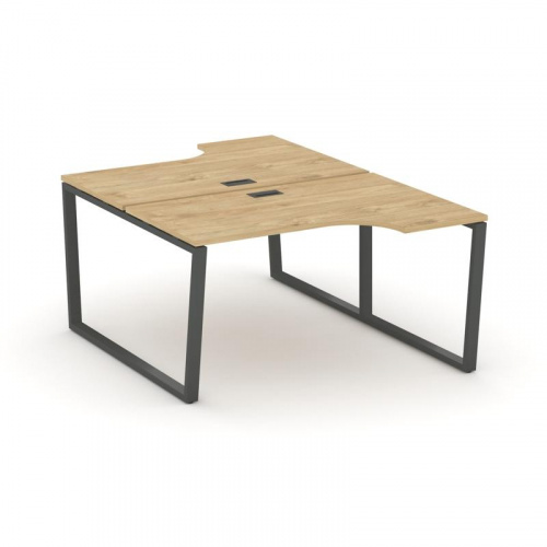 Style Project Рабочая станция эргоном. SN-6T2.DRPA-002 Акация Лорка/Металл Антрацит/Заглушка Пластик фото 22