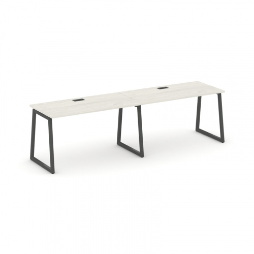 Style Project Рабочая станция 1 сторон. SN-4T1.ORS-004 Акация Лорка/Металл Антрацит/Заглушка Пластик фото 9