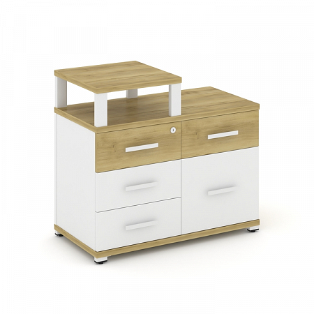 Тумба приставная с 4 ящиками Concept CN.TSP-011 W