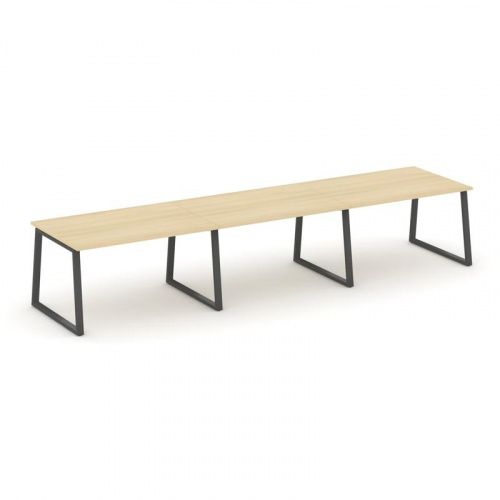 Style Project Стол переговорный SN-6T1.SPRG-022.3 Акация Лорка/Металл Антрацит 3540*980*750 фото 28