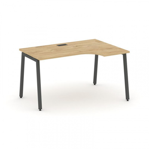 Style Project Стол рабочий эргоном. SN-4A.SPA-001(R) Белый/Металл Белый 1380*600/980*750 фото 17