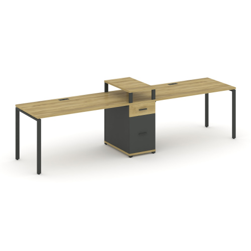 Бенч-система на 2 места с 1 опорной тумбой Concept CN.ORS-424 фото 4