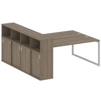 Бенч-система с шкафом-купе на О-обр. м/к Metal System Quattro 40БО.РС-СШК-4.5