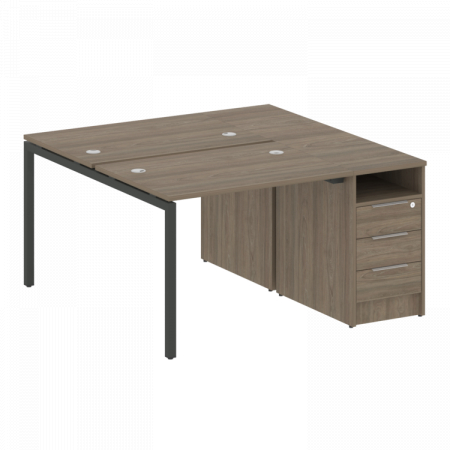 Бенч-система с тумбой на П-обр. м/к Metal System Quattro 40БП.РС-СТП-2.1